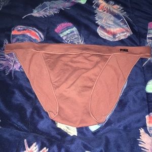 Pink Victoria’s Secret string bikini medium